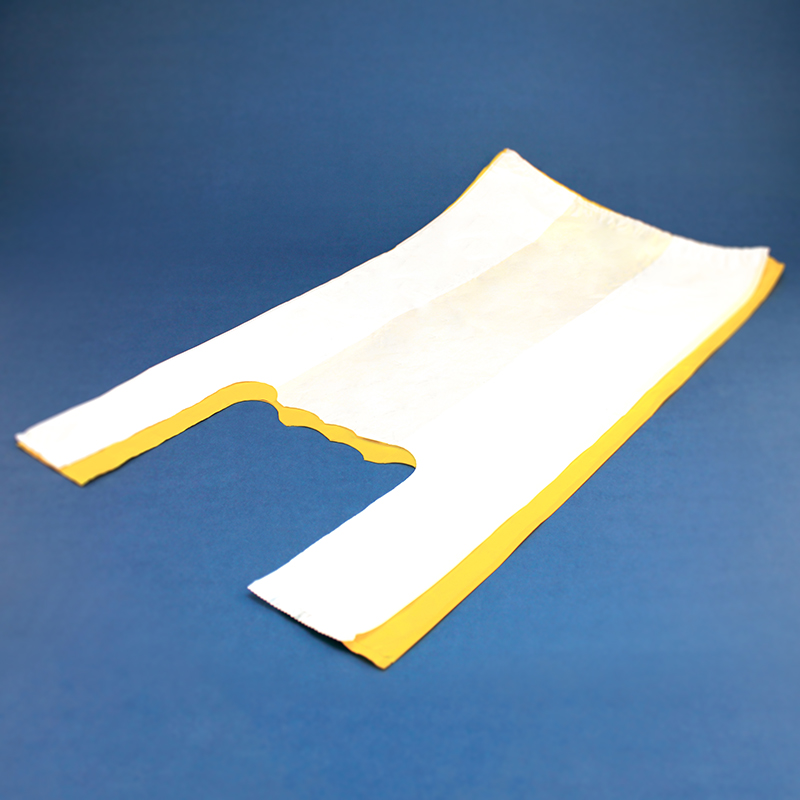 Bolsas Camisetas Alta Densidad  - Blancas y Amarillas