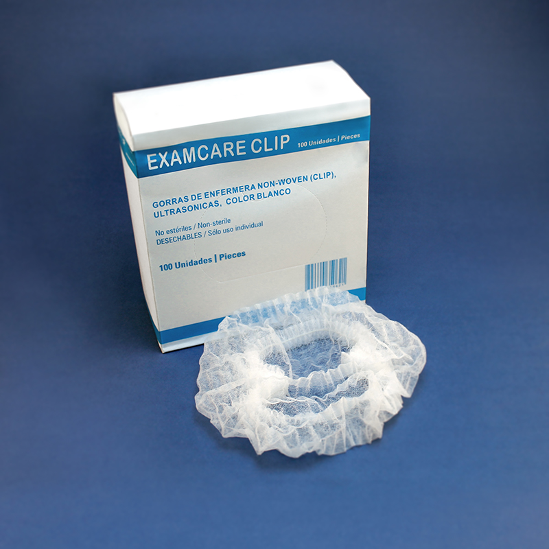 Gorro Clip Blanco 100 unidades