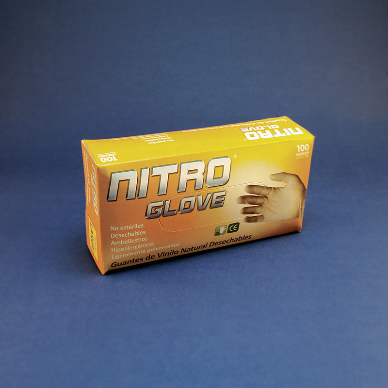 Guante Vinilo 100 unidades